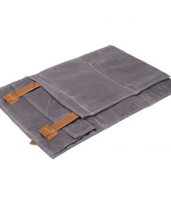 Zelancio Waxed Canvas Knife Roll Bag With 9 Knife Slots And 4 Pockets For Additional Tools And Accessories, Ultra Portable And Safe, Fits All Knife Sets