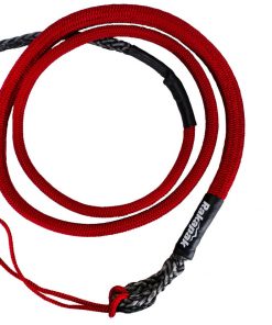 Rakapak UHMWPE 100ft Synthetic 3/8 In Winch Line 22,000 LBS Breaking Strength With Soft Shackle Rope, Abrasion Sleeve