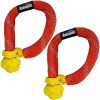 VEHICLE ACCESSORIES Rakapak UHMWPE Soft Shackle Rope Set Of Two, 31,000 LBS Breaking Strength, For Winching