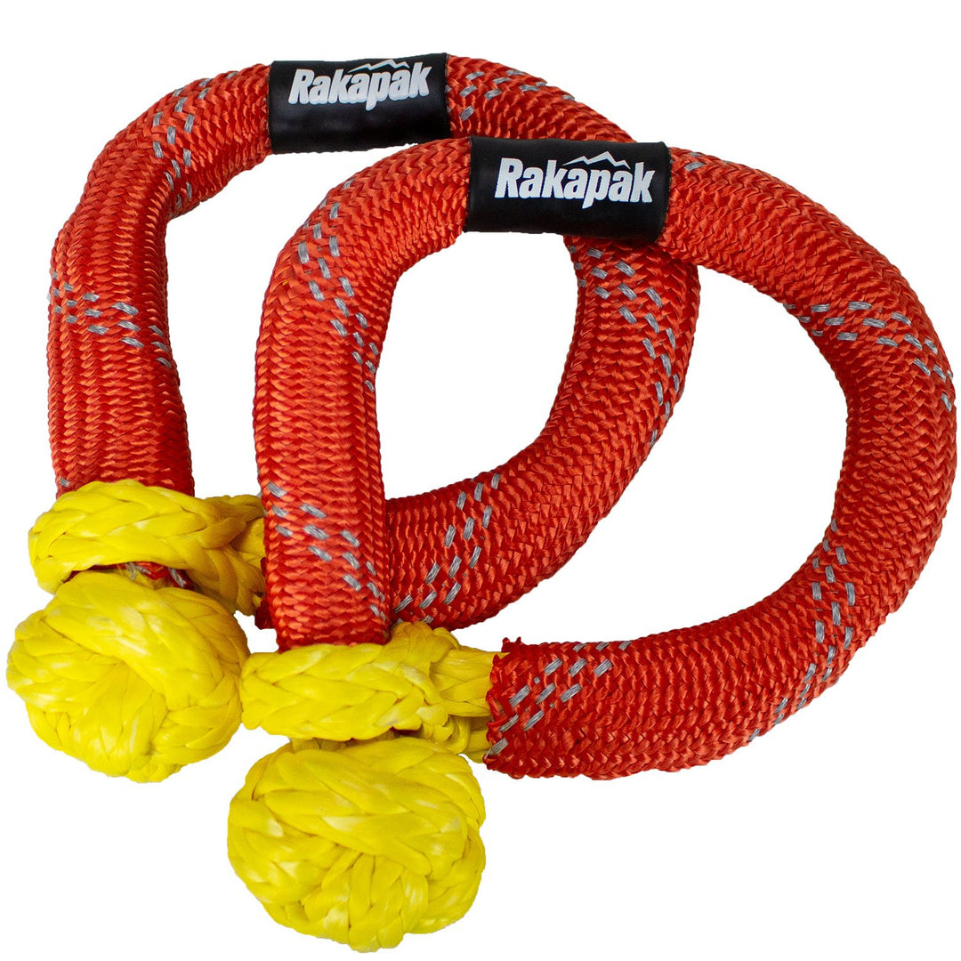 VEHICLE ACCESSORIES Rakapak UHMWPE Soft Shackle Rope Set Of Two, 31,000 LBS Breaking Strength, For Winching 3 VEHICLE ACCESSORIES Rakapak UHMWPE Soft Shackle Rope Set Of Two, 31,000 LBS Breaking Strength, For Winching