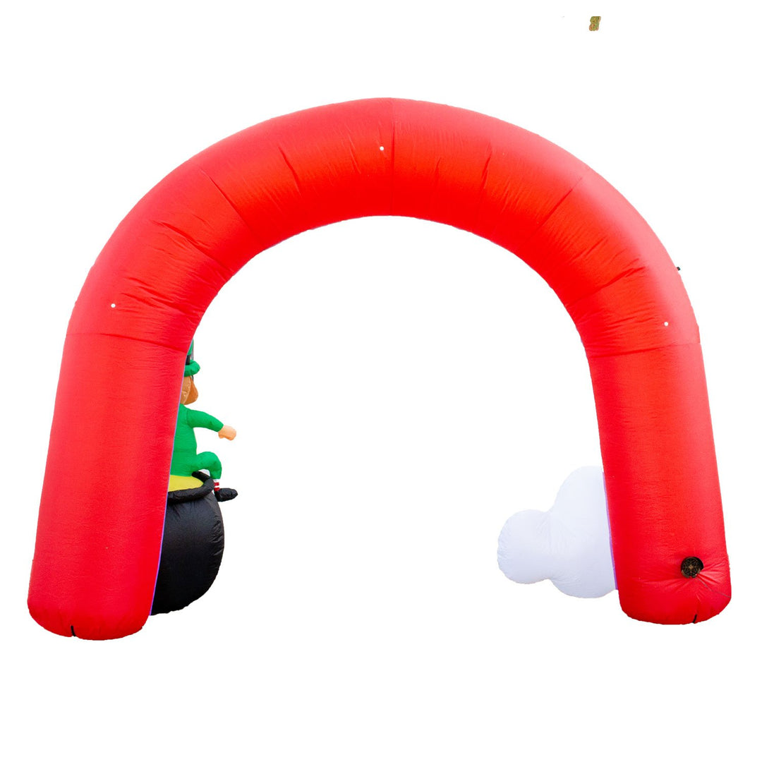 Holidayana Inflatable St Patrick's Day Leprechaun In Pot Of Gold At The End Of The Rainbow Decoration With Built-In Fan And LED Lights 5 Holidayana Inflatable St Patrick's Day Leprechaun In Pot Of Gold At The End Of The Rainbow Decoration With Built-In Fan And LED Lights
