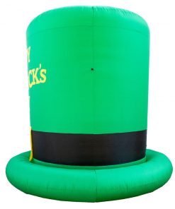 Holidayana Inflatable St Patrick's Day Green Leprechaun Top Hat With Shamrock Decoration With Built-In Fan And LED Lights HOME GOODS 7 Holidayana Inflatable St Patrick's Day Green Leprechaun Top Hat With Shamrock Decoration With Built-In Fan And LED Lights HOME GOODS