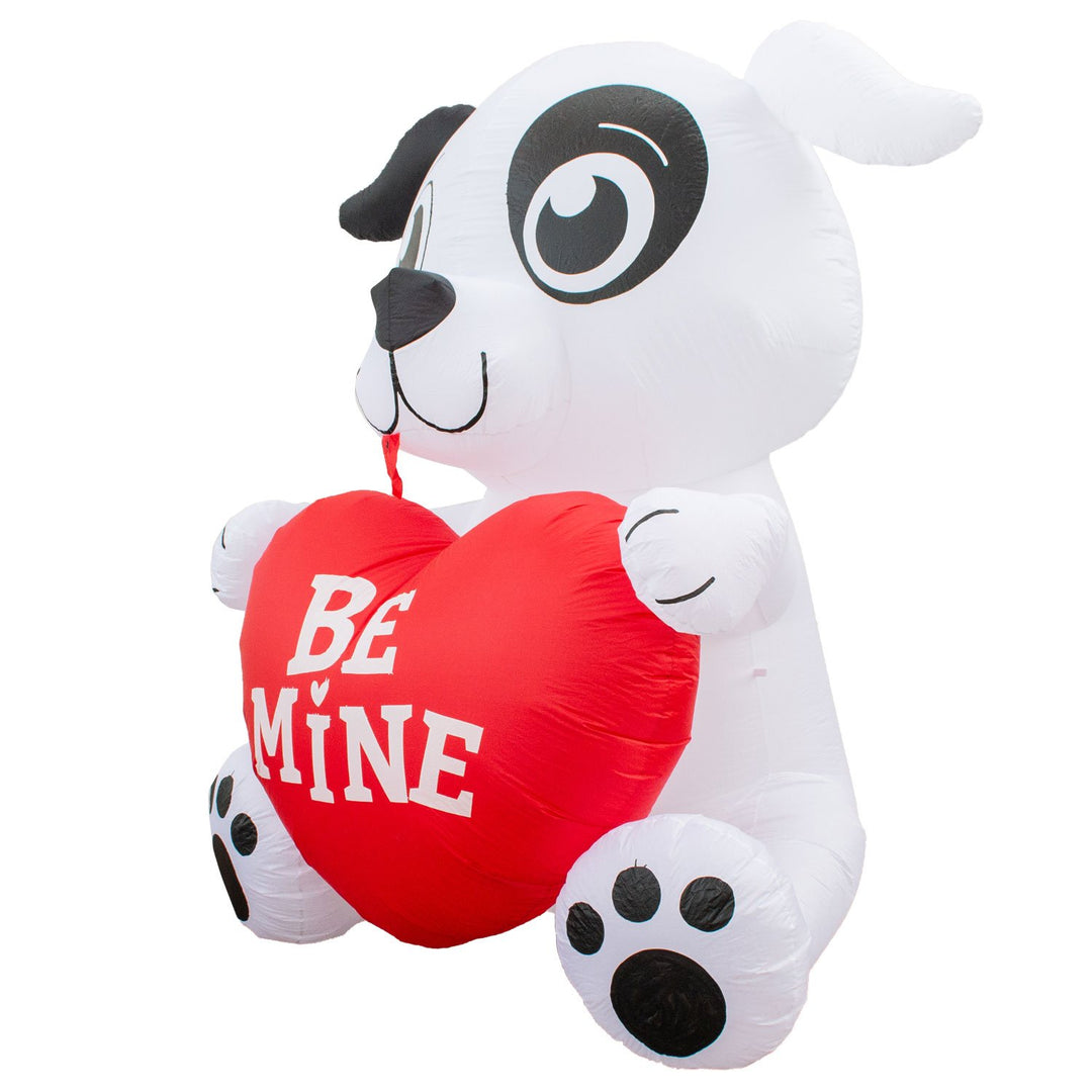 Holidayana Inflatable Valentines Day Dog With Heart Decoration With Built-In Fan And LED Lights 4 Holidayana Inflatable Valentines Day Dog With Heart Decoration With Built-In Fan And LED Lights