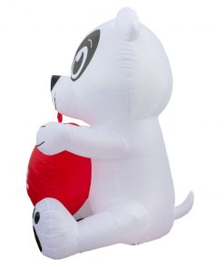 Holidayana Inflatable Valentines Day Dog With Heart Decoration With Built-In Fan And LED Lights 14 Holidayana Inflatable Valentines Day Dog With Heart Decoration With Built-In Fan And LED Lights