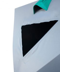 Elkton Outdoors 6-8 Person Double Ice Fishing Tent With Ventilation Windows & Carry Pack SPORTING GOODS