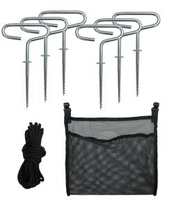 Elkton Outdoors Portable 3-Person Ice Fishing Tent Shelter With Ventilation Windows & Carry Pack SPORTING GOODS