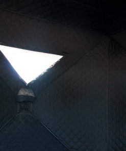 Elkton Outdoors Portable 3-Person Ice Fishing Tent Shelter With Ventilation Windows & Carry Pack SPORTING GOODS