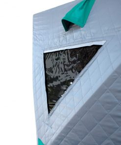Elkton Outdoors Portable 3-Person Ice Fishing Tent Shelter With Ventilation Windows & Carry Pack SPORTING GOODS