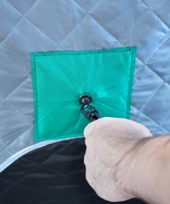 Elkton Outdoors Portable 3-Person Ice Fishing Tent Shelter With Ventilation Windows & Carry Pack SPORTING GOODS