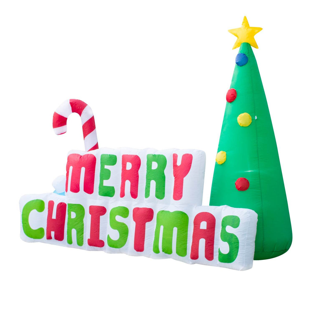 Holidayana HOME GOODS Inflatable Merry Christmas Sign Christmas Decoration With Built In Fan And LED Lights 3 Holidayana HOME GOODS Inflatable Merry Christmas Sign Christmas Decoration With Built In Fan And LED Lights