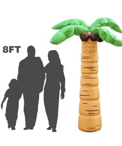 Holidayana Inflatable Palm Tree With Coconuts Decoration With Built-In Fan And LED Lights HOME GOODS