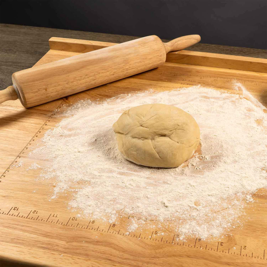 Zelancio HOME GOODS Reversible Wooden Pastry Board With 10-Inch Ruler, Includes, 9-Inch And 10-Inch Pie Template, With Front And Back Lip 8 Zelancio HOME GOODS Reversible Wooden Pastry Board With 10-Inch Ruler, Includes, 9-Inch And 10-Inch Pie Template, With Front And Back Lip