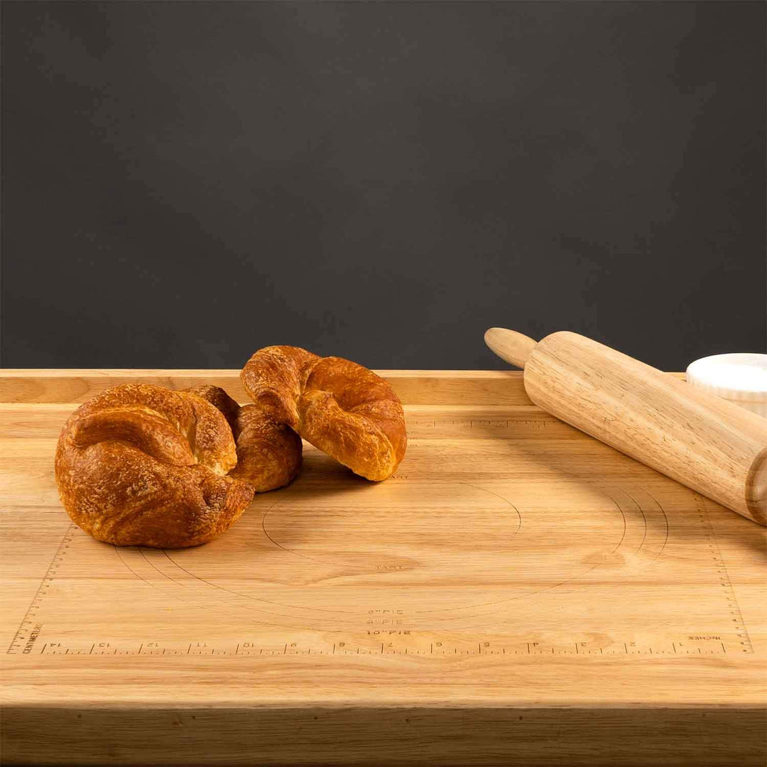 Zelancio HOME GOODS Reversible Wooden Pastry Board With 10-Inch Ruler, Includes, 9-Inch And 10-Inch Pie Template, With Front And Back Lip 9 Zelancio HOME GOODS Reversible Wooden Pastry Board With 10-Inch Ruler, Includes, 9-Inch And 10-Inch Pie Template, With Front And Back Lip