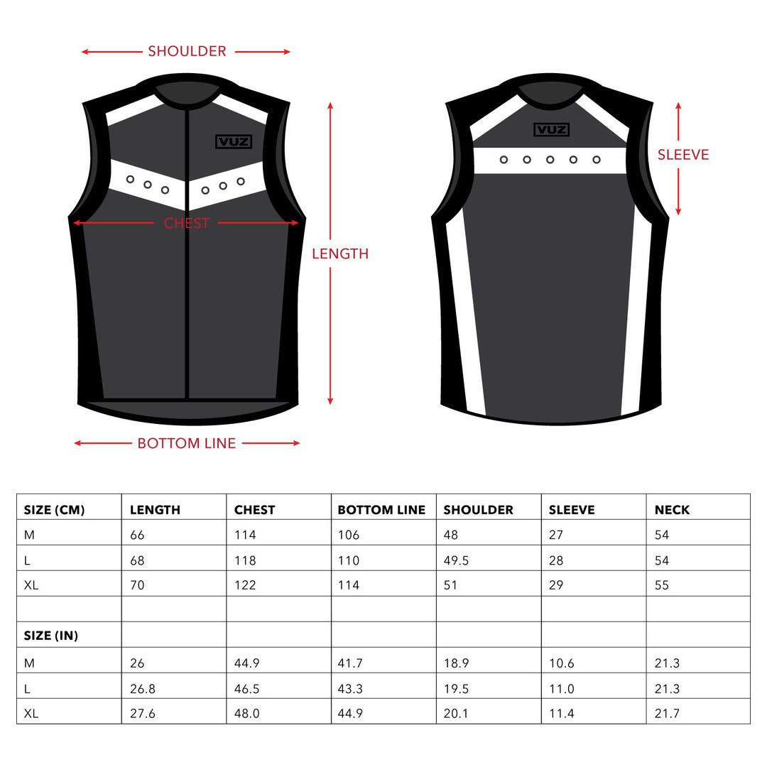 VuzMoto Fitness & Athletics LED Hi-Vis Running, Walking & Riding Vest 7 VuzMoto Fitness & Athletics LED Hi-Vis Running, Walking & Riding Vest