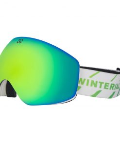 Winterial Frameless Skin And Snowboard Googles With Interchangeable Lenses - White SPORTING GOODS