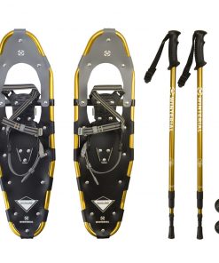Winterial Highland 30-Inch Snowshoes - Gold - Includes Poles And Case SPORTING GOODS
