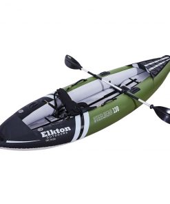 SPORTING GOODS Elkton Outdoors Steelhead Fishing Kayak, Inflatable Touring Angler