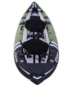 SPORTING GOODS Elkton Outdoors Steelhead Fishing Kayak, Inflatable Touring Angler