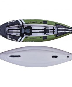SPORTING GOODS Elkton Outdoors Steelhead Fishing Kayak, Inflatable Touring Angler