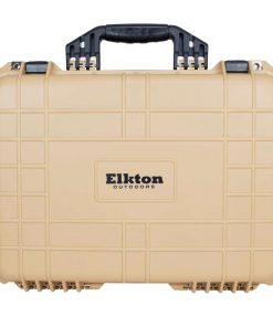 Elkton Outdoors SPORTING GOODS Hard 5 Pistol Gun Case With Locking Holes & Auto Pressure Adjustment