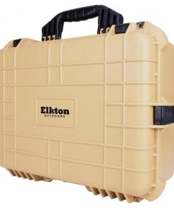 Elkton Outdoors SPORTING GOODS Hard 5 Pistol Gun Case With Locking Holes & Auto Pressure Adjustment