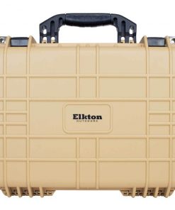 Elkton Outdoors HARD 4 PISTOL GUN CASE WITH LOCKING HOLES & AUTO PRESSURE ADJUSTMENT