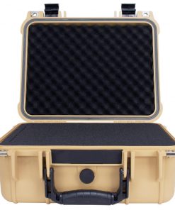 Elkton Outdoors 3 PISTOL HARD GUN CASE- TSA APPROVED: CRUSH RESISTANT & WATERPROOF