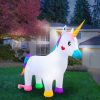 Holidayana Inflatable Unicorn Decoration With Built-In Fan And LED Lights HOME GOODS