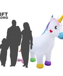 Holidayana Inflatable Unicorn Decoration With Built-In Fan And LED Lights HOME GOODS