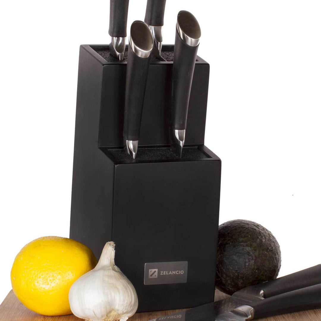 Zelancio Universal Knife Block - Block Only 5 Zelancio Universal Knife Block - Block Only