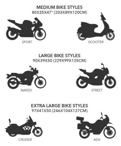 VuzMoto VEHICLE ACCESSORIES Corsair All-Weather Motorcycle Cover 18 VuzMoto VEHICLE ACCESSORIES Corsair All-Weather Motorcycle Cover