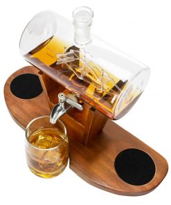 Atterstone Whiskey Cylinder Sail Boat Decanter Set 11 Atterstone Whiskey Cylinder Sail Boat Decanter Set