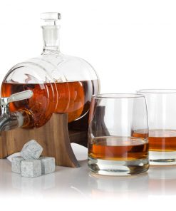 Atterstone Whiskey Barrel Decanter Set HOME GOODS
