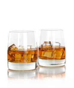 Atterstone Diamond Decanter Set With Whiskey Stones And Lowball Glasses