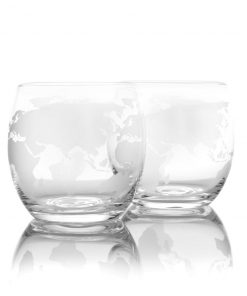 HOME GOODS Atterstone Globe Whiskey Decanter Set, 850-ml Gift Set With Globe Glasses, 9 Whiskey Stones And Stainless Steel Funnel