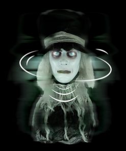 Holidayana Animatronic Spinning Severed Head - Sound And Touch Activated Halloween Decoration Lighted Eyes Patio & Outdoors