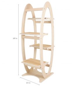 Frontpet Modern Wood Luxury Apex Cat Tree Tower PET SUPPLIES