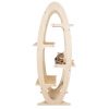 Frontpet Modern Wood Luxury Apex Cat Tree Tower PET SUPPLIES