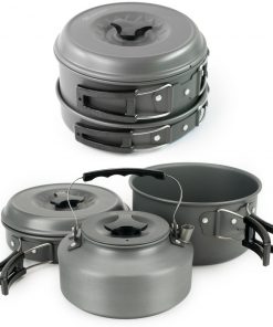 Winterial Camping Cookware And Pot Set SPORTING GOODS