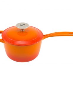 Zelancio 2 Quart Enameled Cast Iron Sauce Pan With Lid HOME GOODS