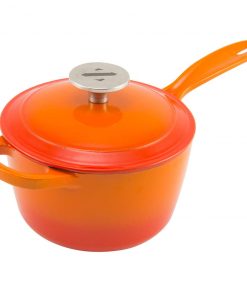 Zelancio 2 Quart Enameled Cast Iron Sauce Pan With Lid HOME GOODS