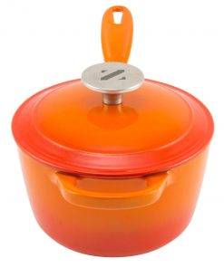 Zelancio 2 Quart Enameled Cast Iron Sauce Pan With Lid HOME GOODS