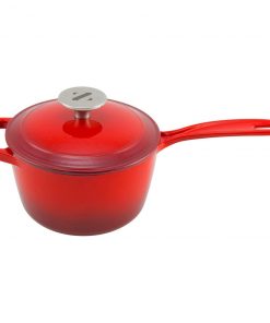 Zelancio 2 Quart Enameled Cast Iron Sauce Pan With Lid HOME GOODS
