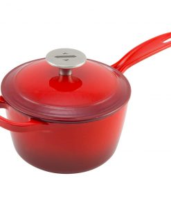 Zelancio 2 Quart Enameled Cast Iron Sauce Pan With Lid HOME GOODS