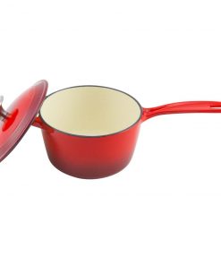 Zelancio 2 Quart Enameled Cast Iron Sauce Pan With Lid HOME GOODS