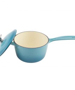 Zelancio 2 Quart Enameled Cast Iron Sauce Pan With Lid HOME GOODS