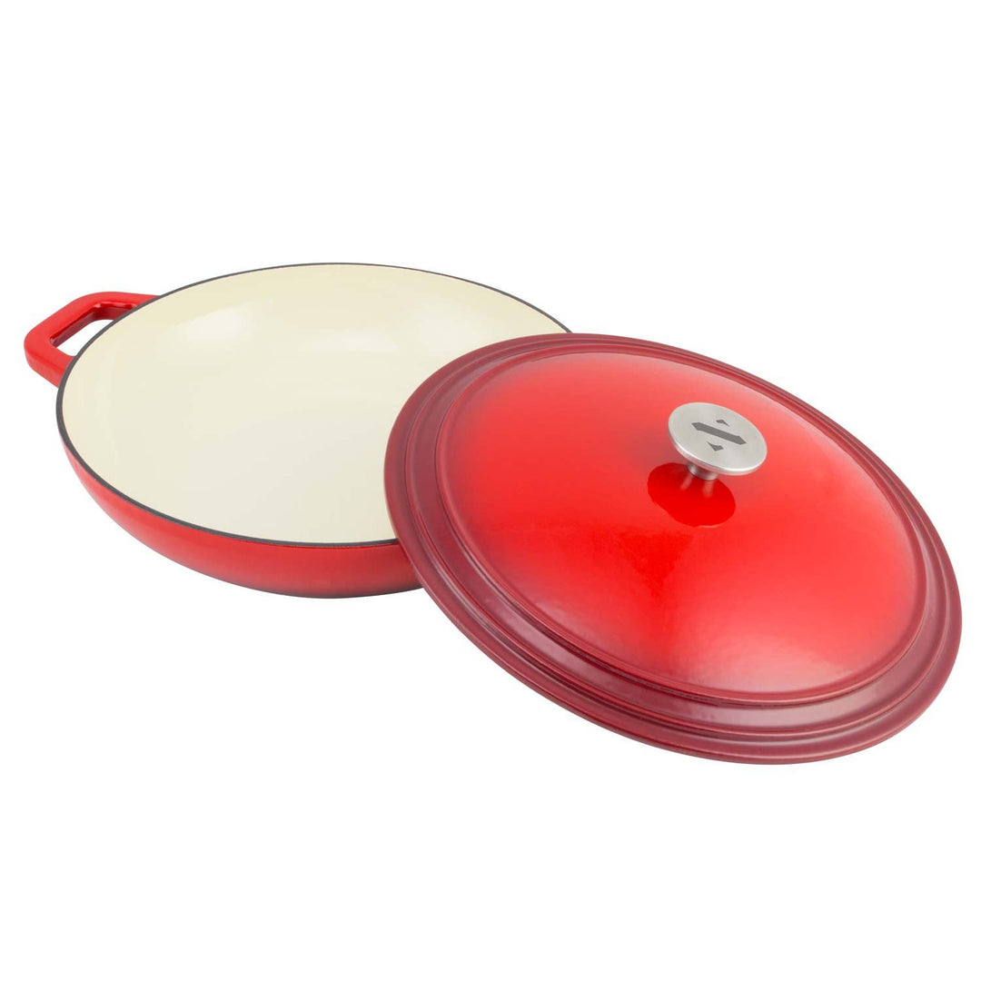 Zelancio HOME GOODS 3 Quart Enameled Cast Iron Casserole Dish With Lid 3 Zelancio HOME GOODS 3 Quart Enameled Cast Iron Casserole Dish With Lid