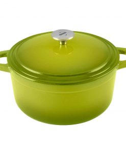 Zelancio 6 Quart Enameled Cast Iron Dutch Oven With Lid