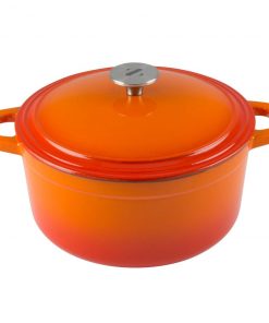 Zelancio 3 Quart Enameled Cast Iron Dutch Oven With Lid