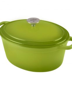 Zelancio 6 Quart Oval Enameled Cast Iron Dutch Oven With Lid HOME GOODS